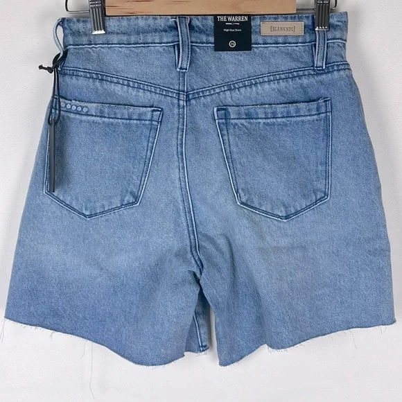 Blank NYC | Retro Warren High Rise Distressed Denim Shorts | 26 - Picture 9 of 14